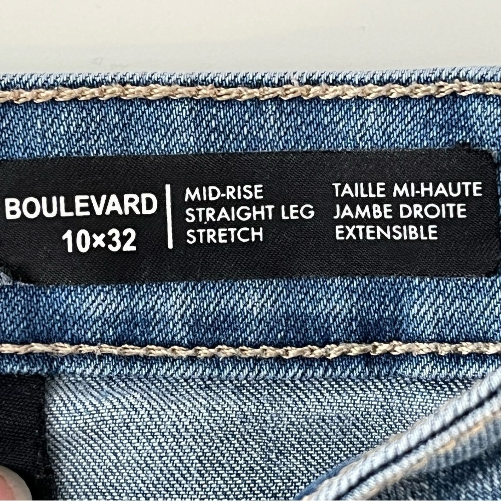 Buffalo Jeans Light Wash Denim Women's 32 Size 10 Low Rise Y2K - Picture 6 of 10